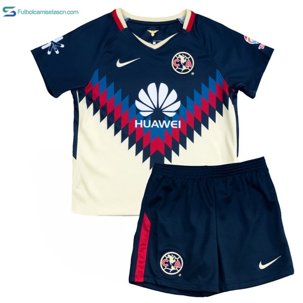 Camiseta Club America 1ª Niños 2017/18 Amarillo Azul